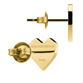 Liebeskind Berlin Herz-Ohrstecker aus Edelstahl – Bild 4