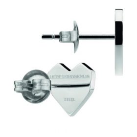 Liebeskind Berlin Herz-Ohrstecker aus Edelstahl – Bild 10
