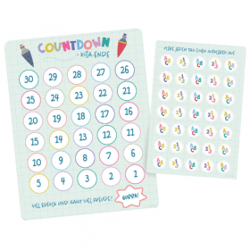 Schulanfang Countdown-Kalender