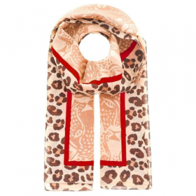 Zwillingsherz Schal mit Leo-Look